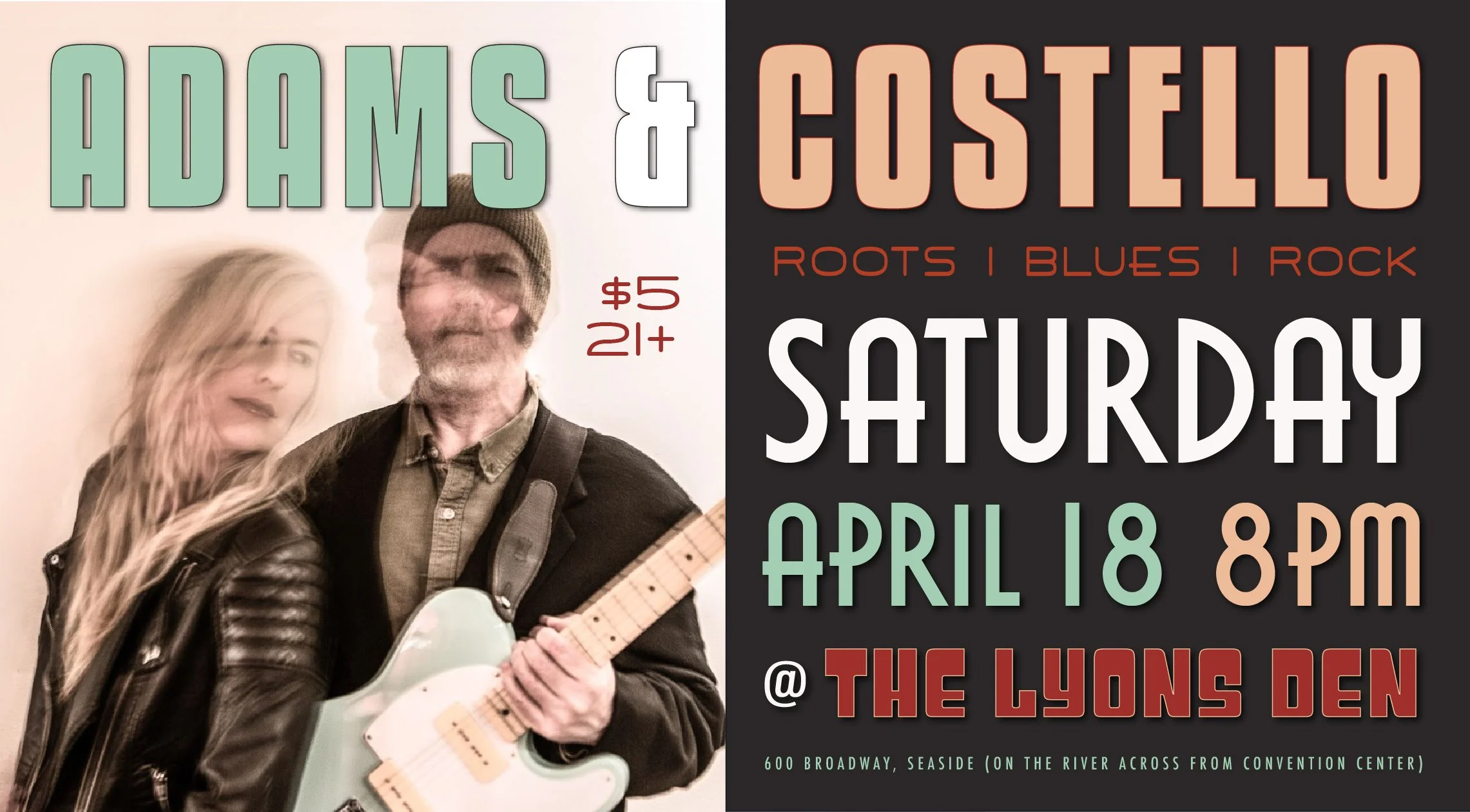 Adams & Costello Event Flyer