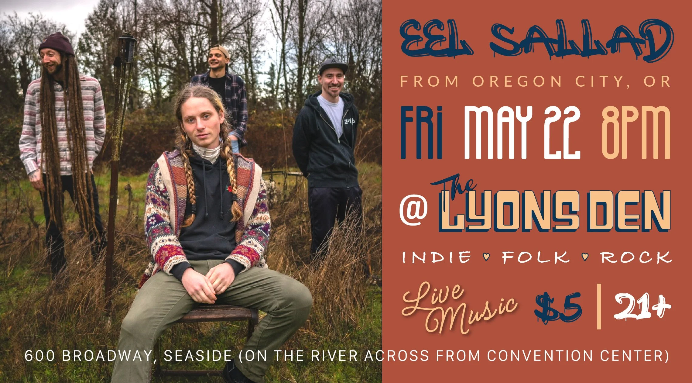 Eel Sallad Event Flyer