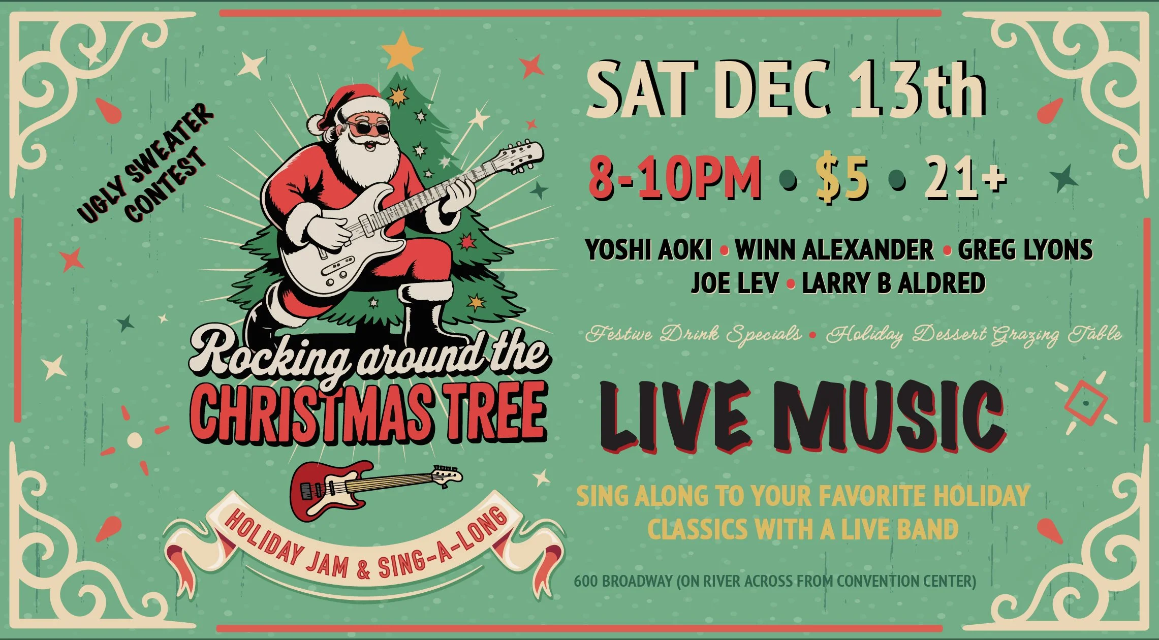 Holiday Jam & Sing-a-Long LIVE @ The Lyons Den