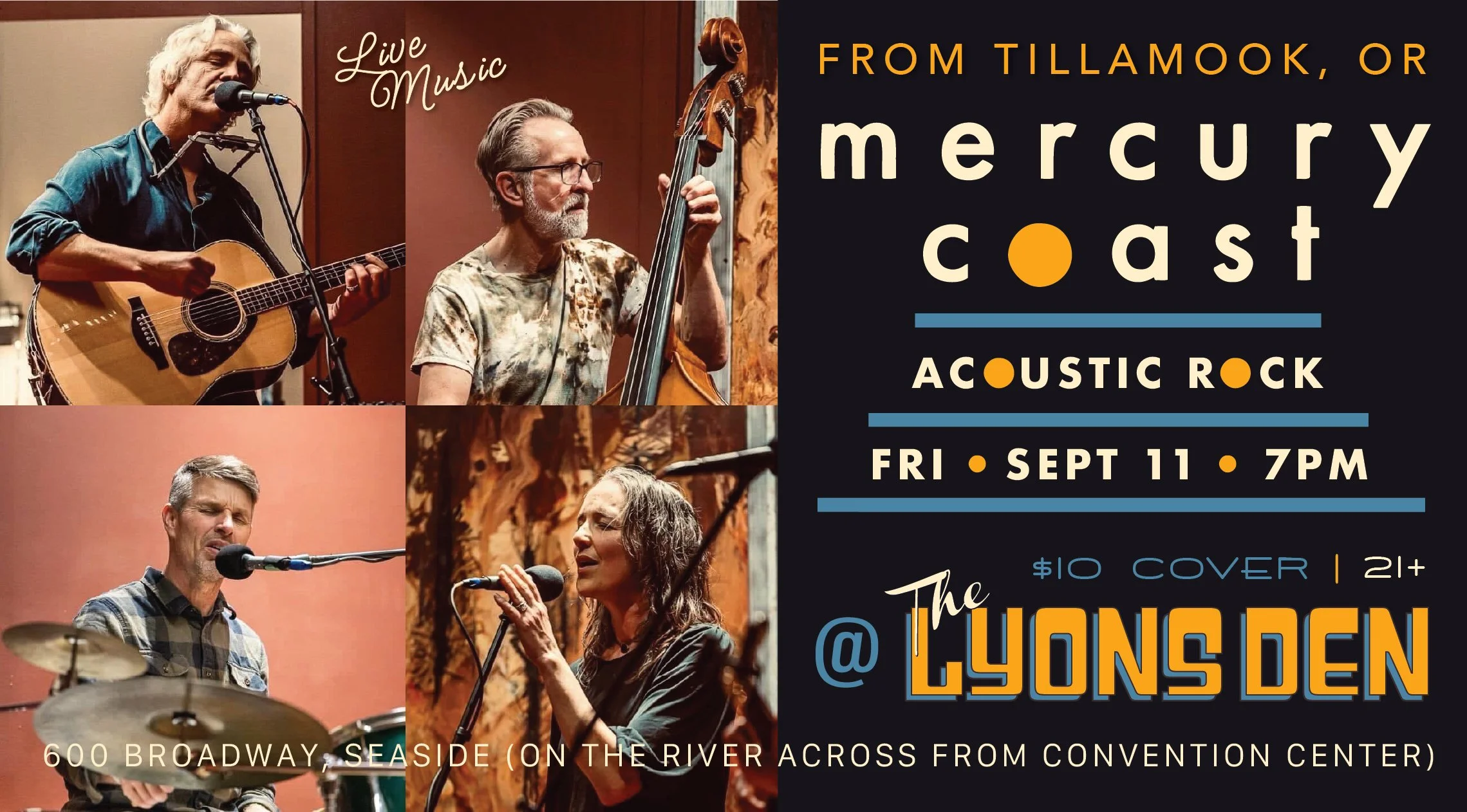 Mercury Coast Event Flyer