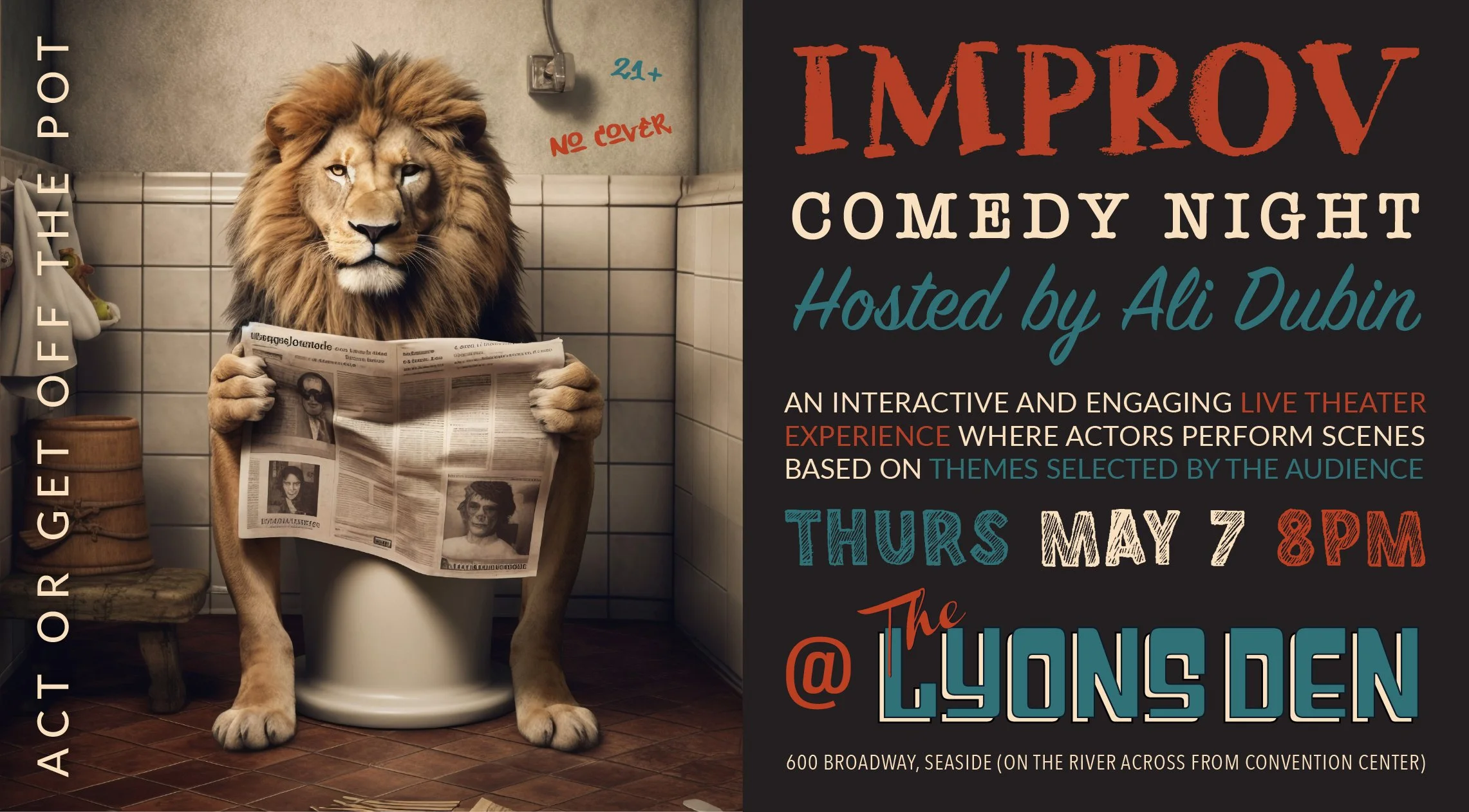 Improv Night Event Flyer