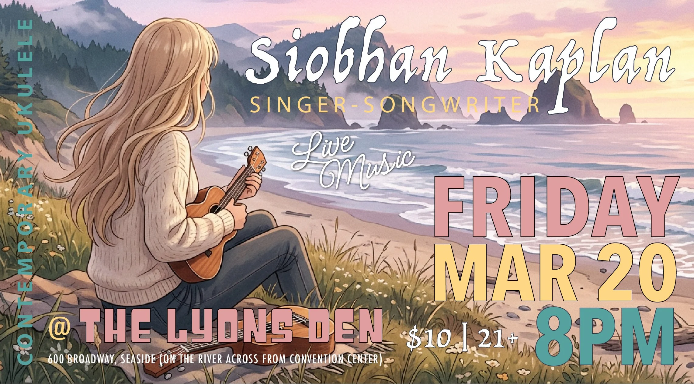 Siobhan Kaplan Event Flyer