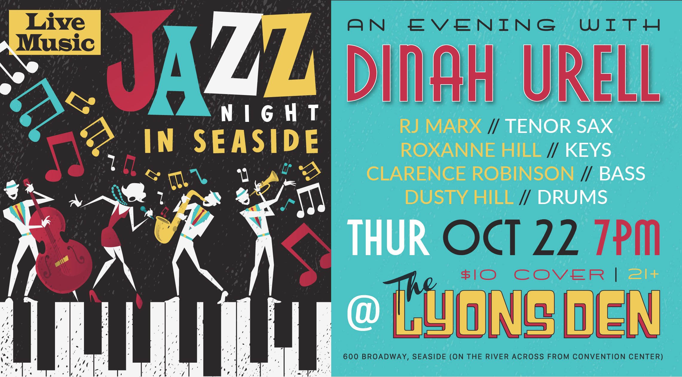 Dinah Urell Event Flyer