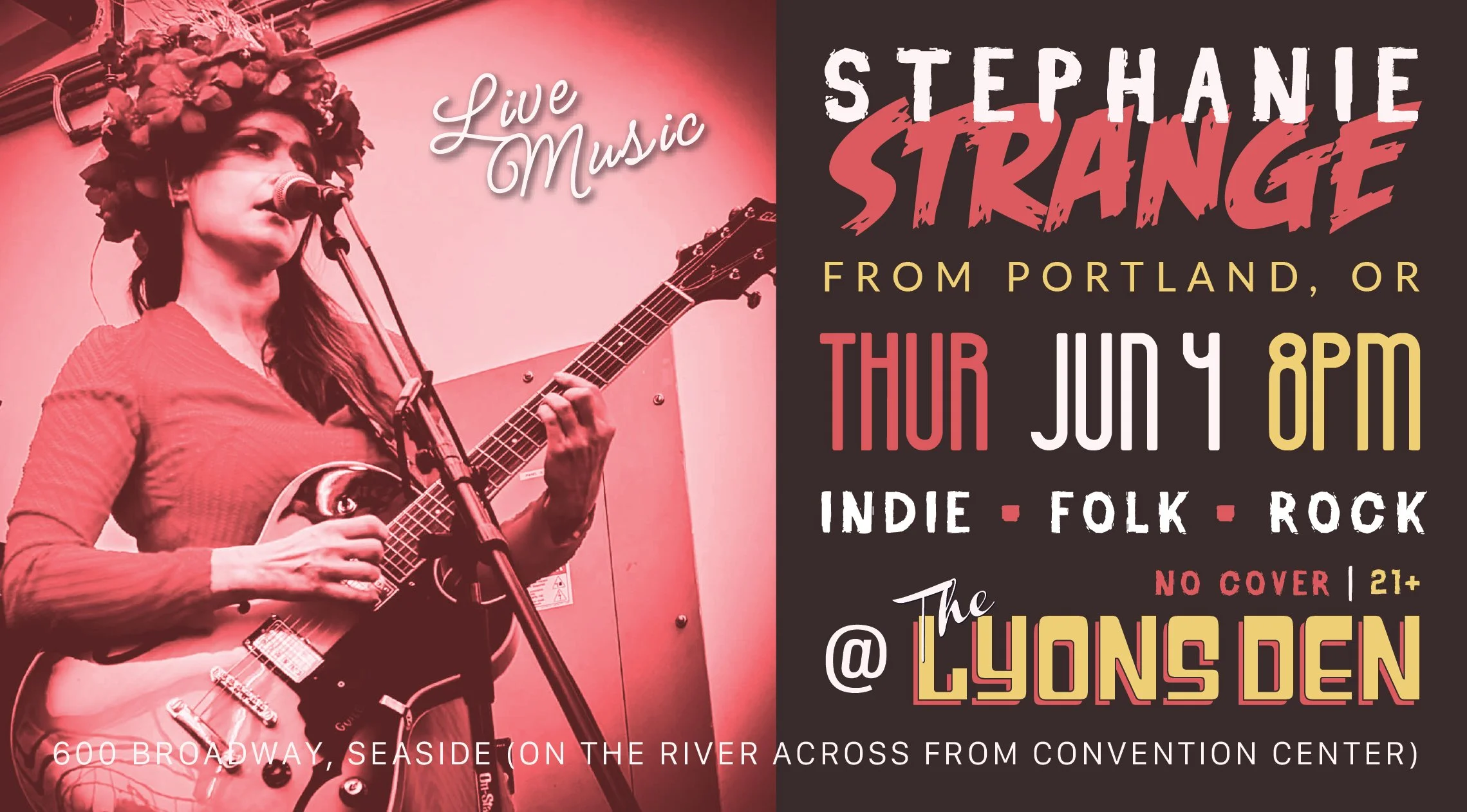 Stephanie Strange Event Flyer