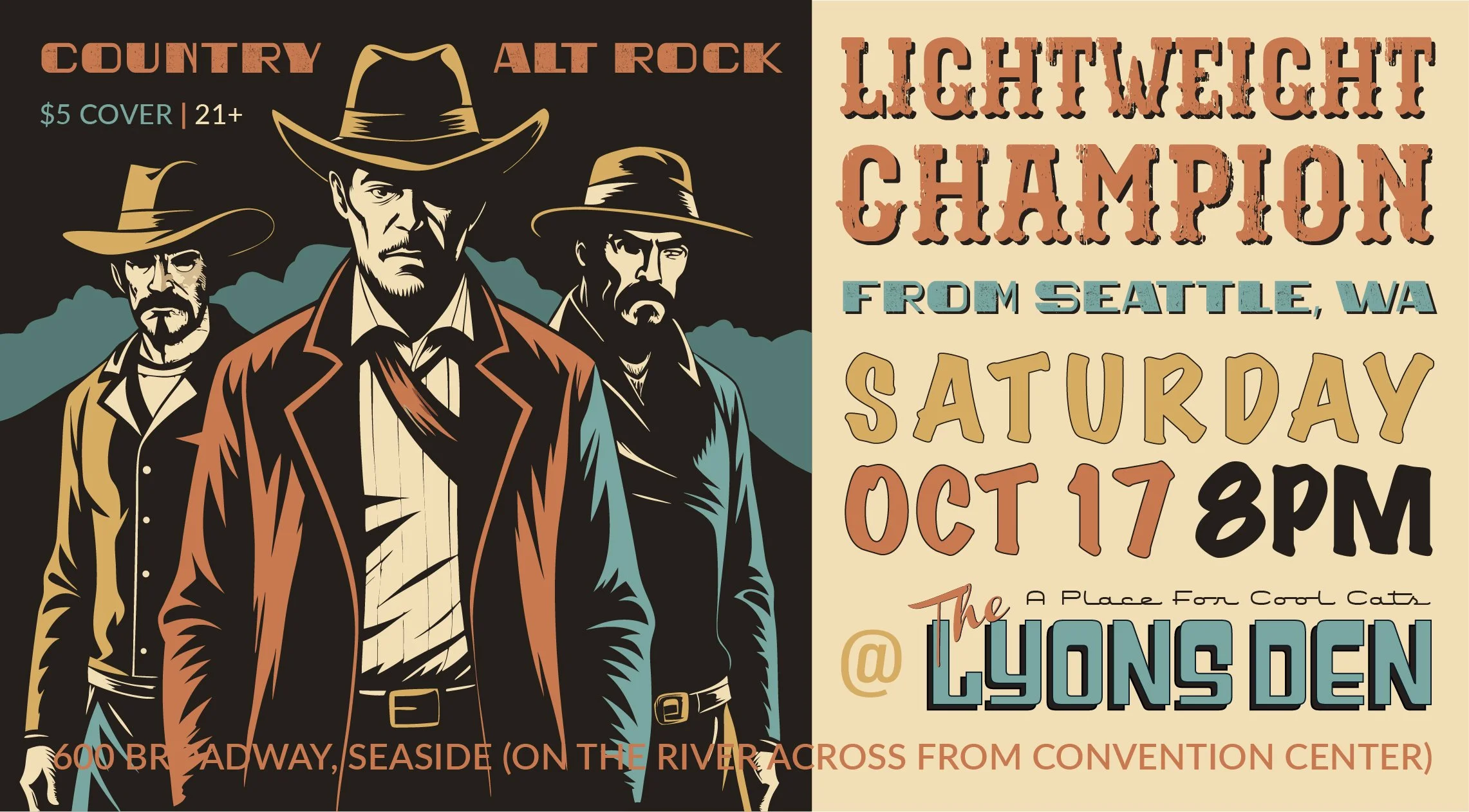 Lightweight Champion Event Flyer