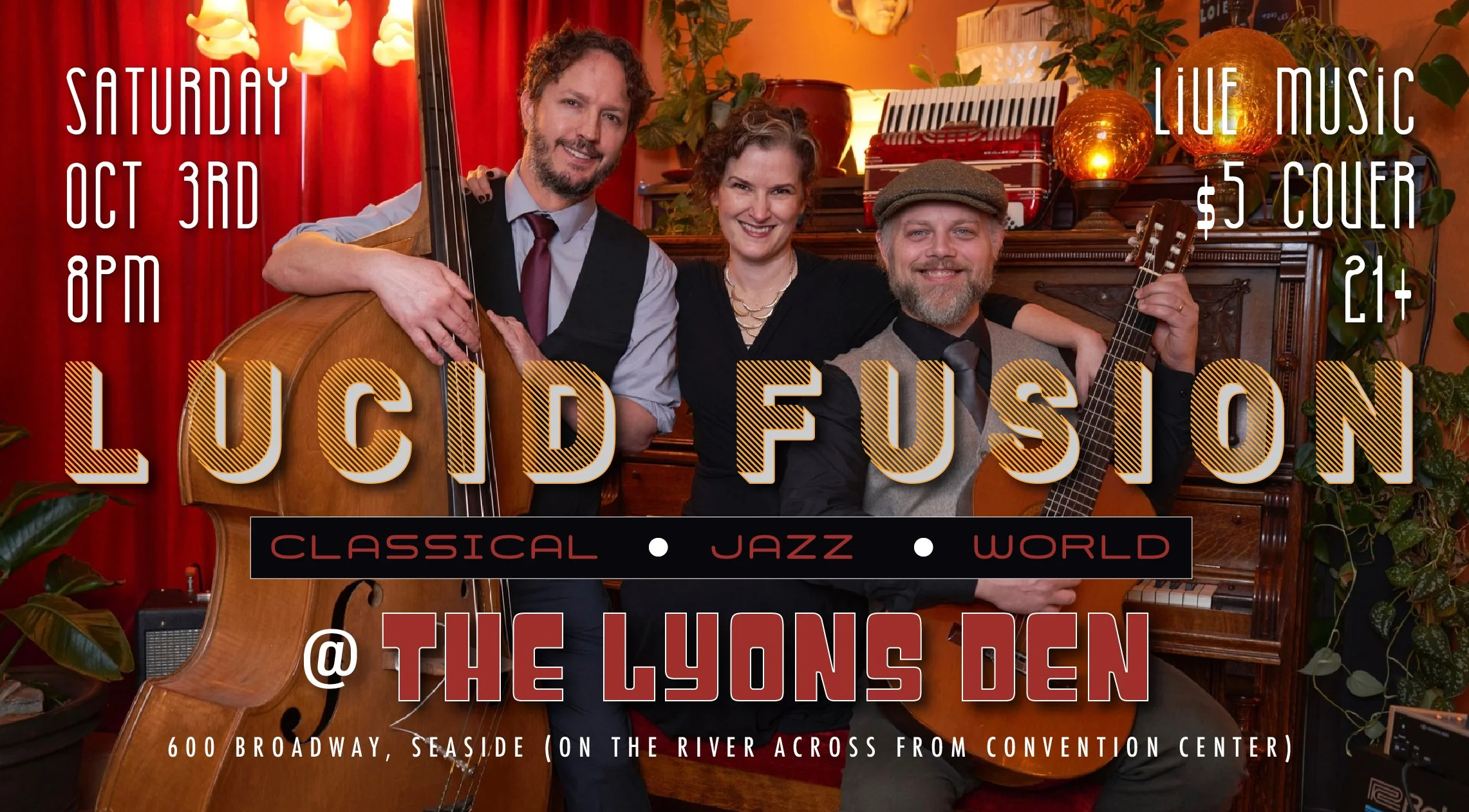 Lucid Fusion Event Flyer