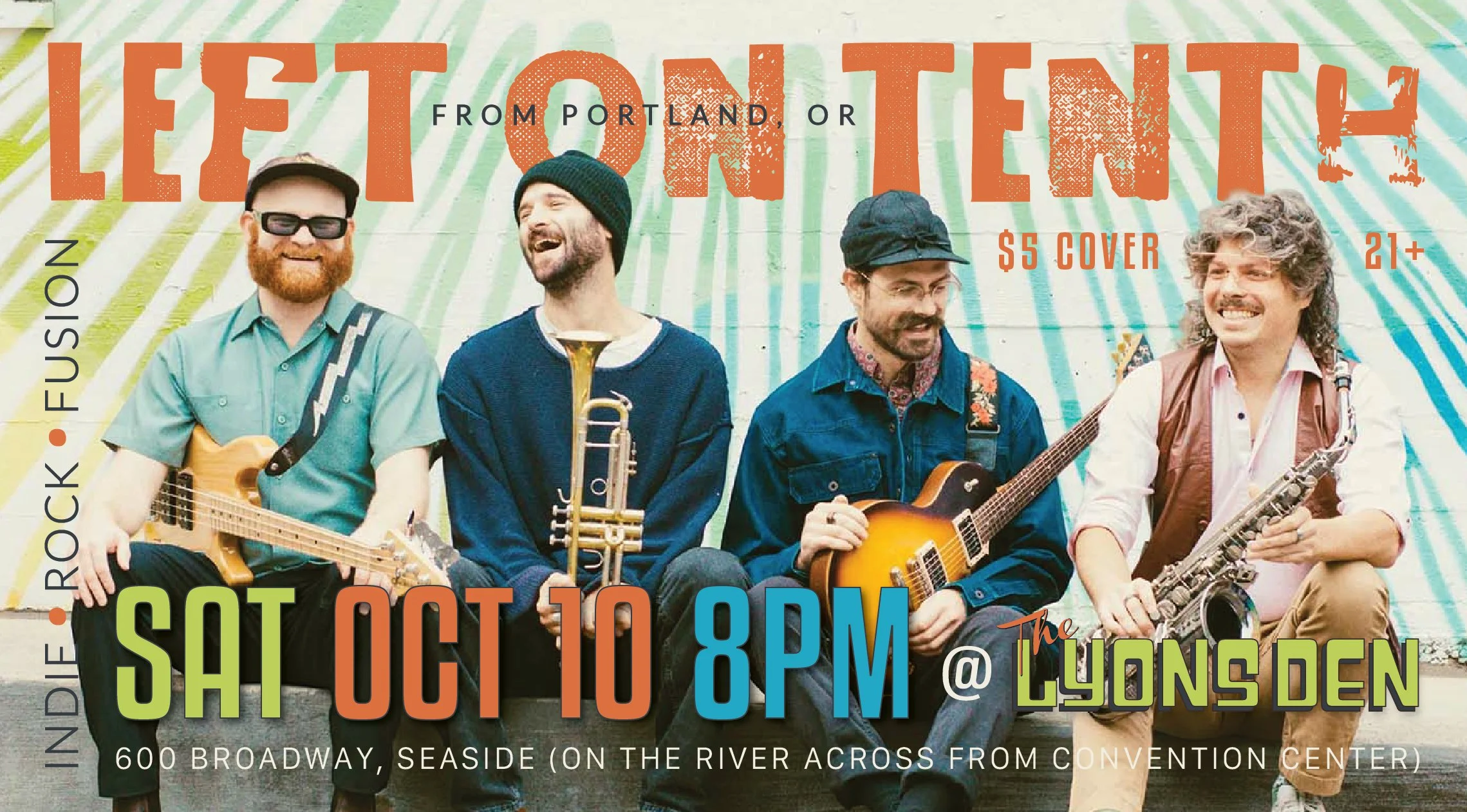 Left on Tenth Event Flyer