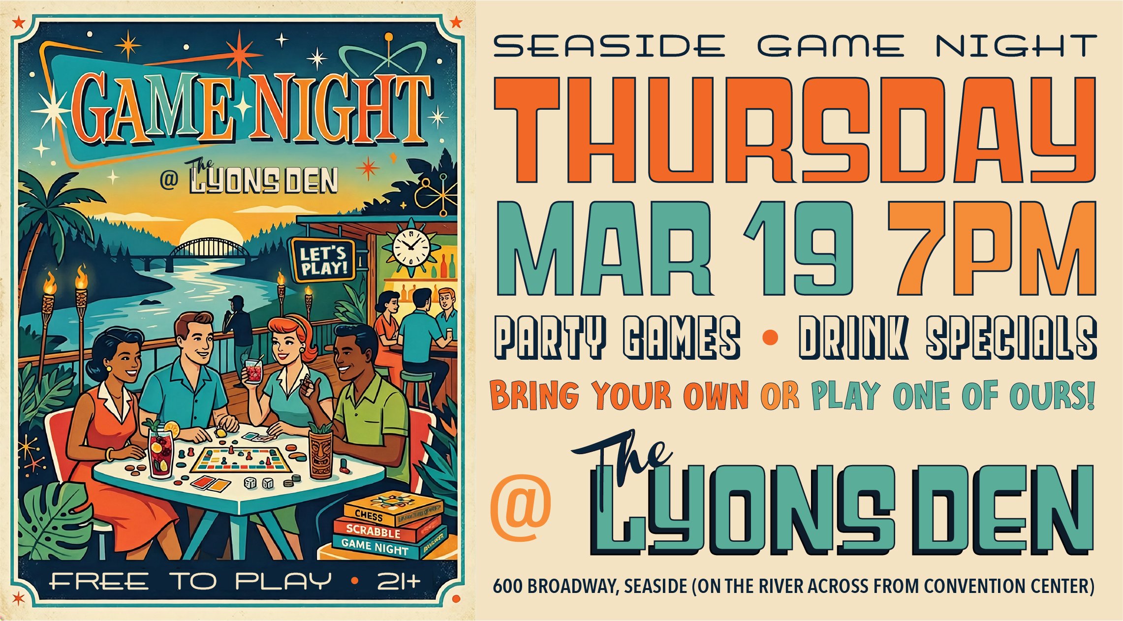 Game Night Event Flyer