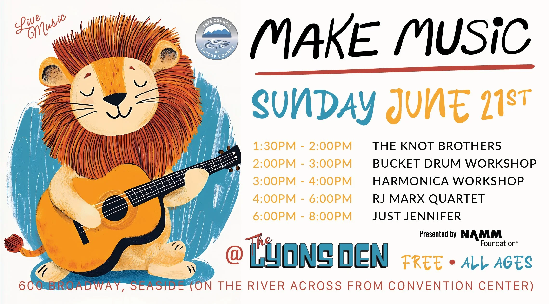 Make Music Day Event Flyer