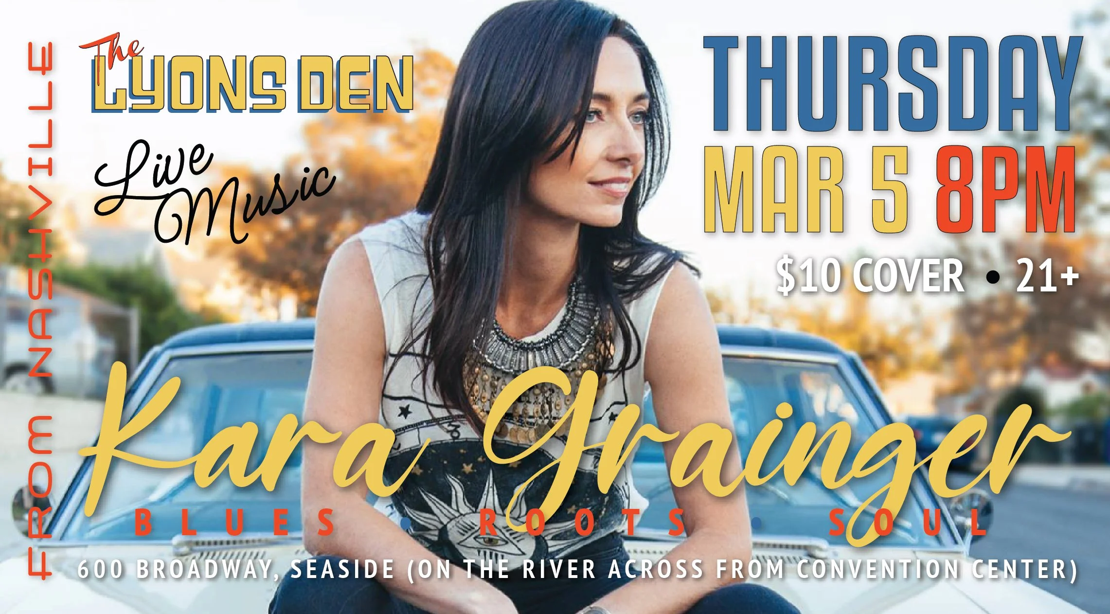 Kara Grainger Event Flyer