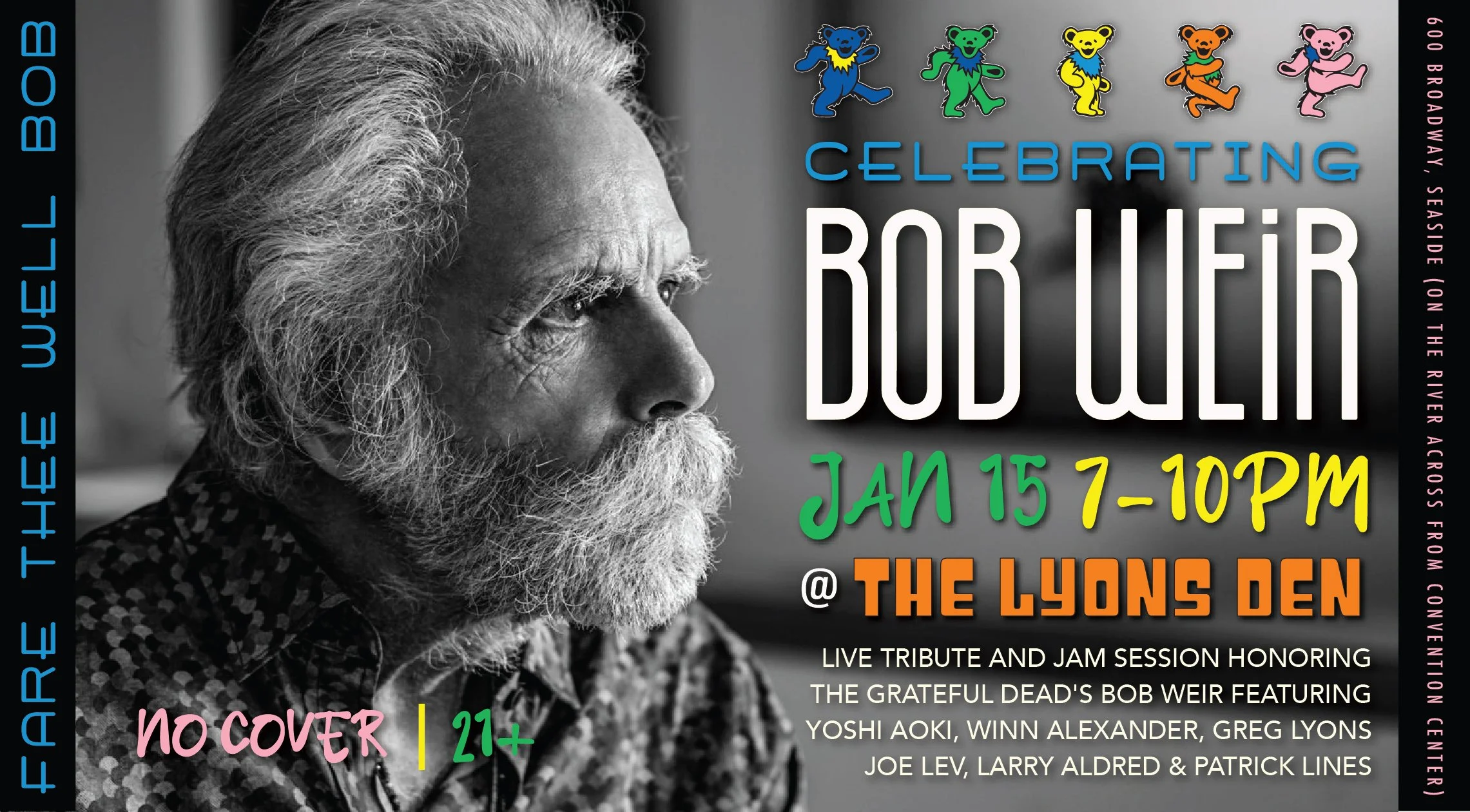 Bob Weir Event Flyer