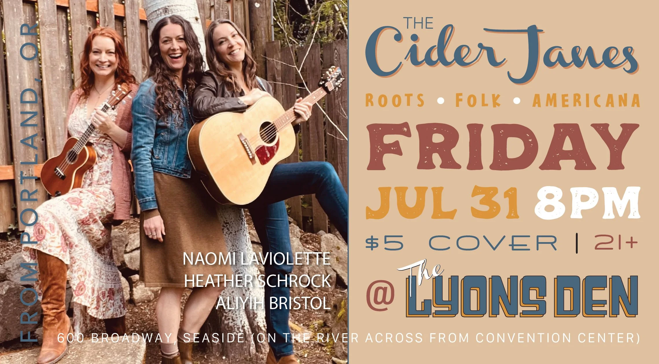 Cider Janes Event Flyer