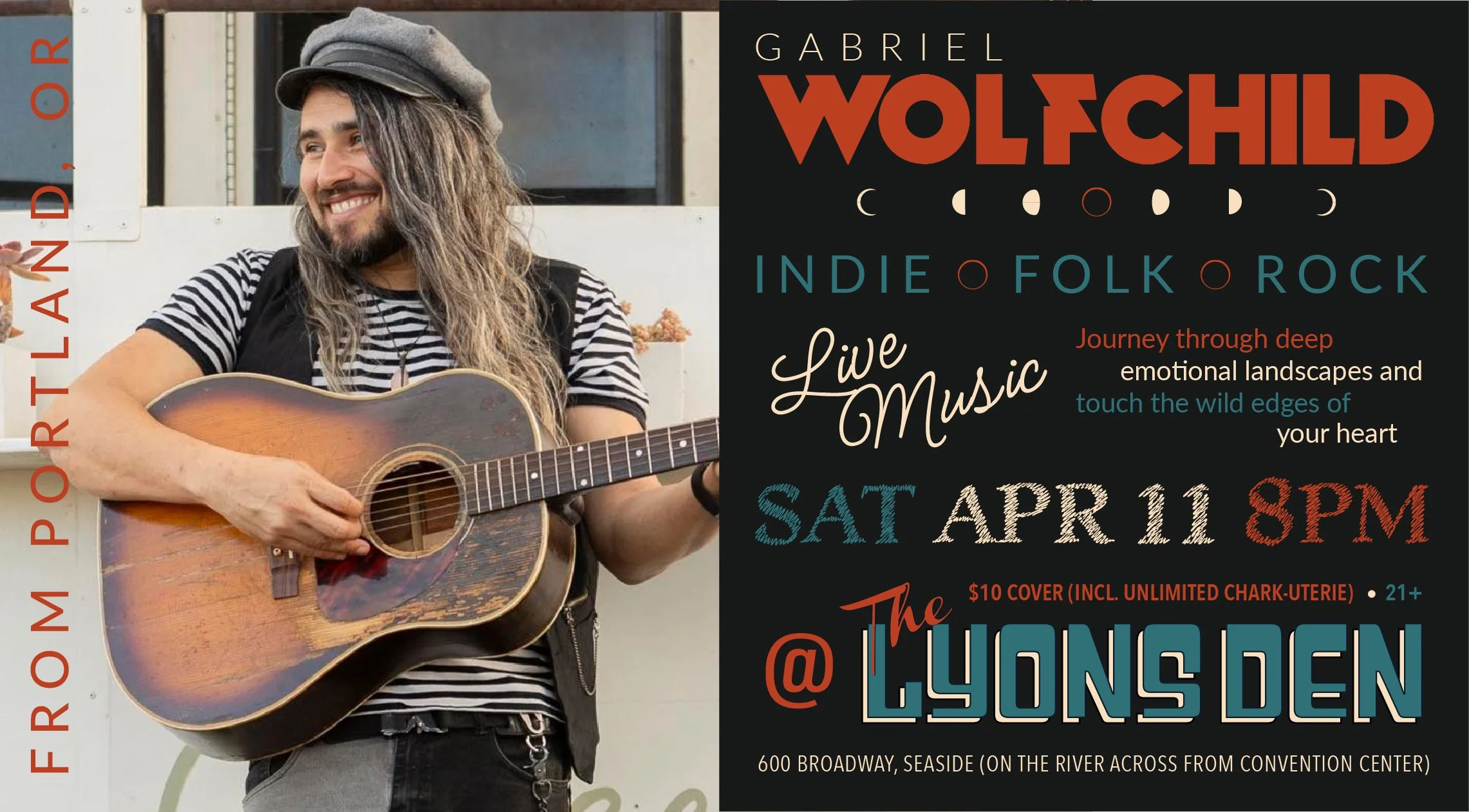 Gabriel Wolfchild Event Flyer