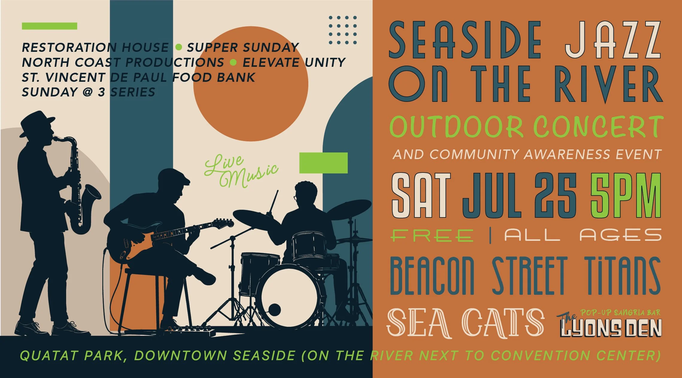 Jazz on the River Event Flyer