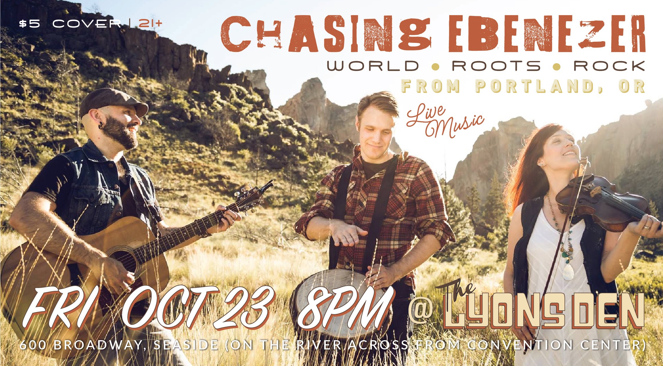 Chasing Ebenezer Event Flyer