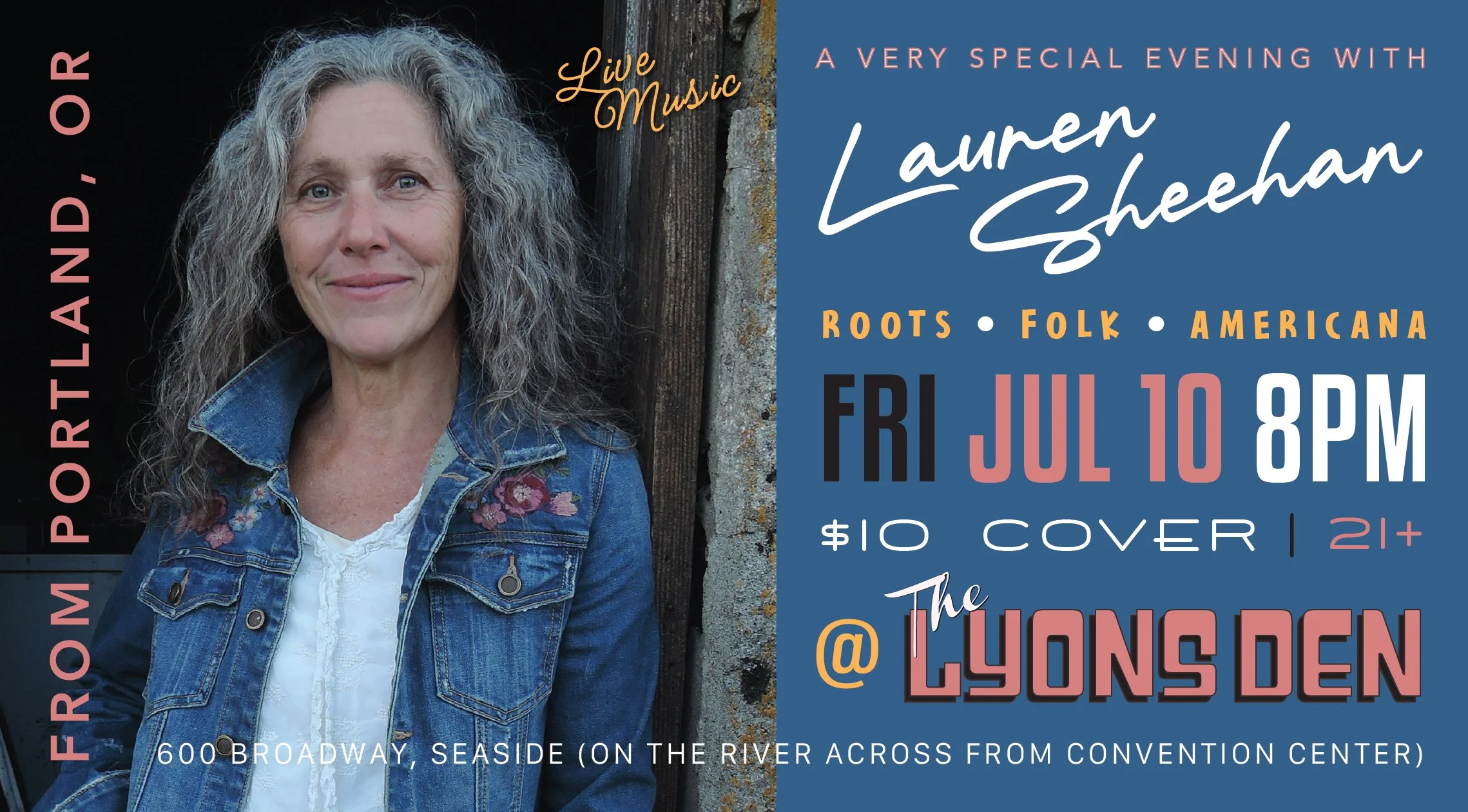 Lauren Sheehan Event Flyer