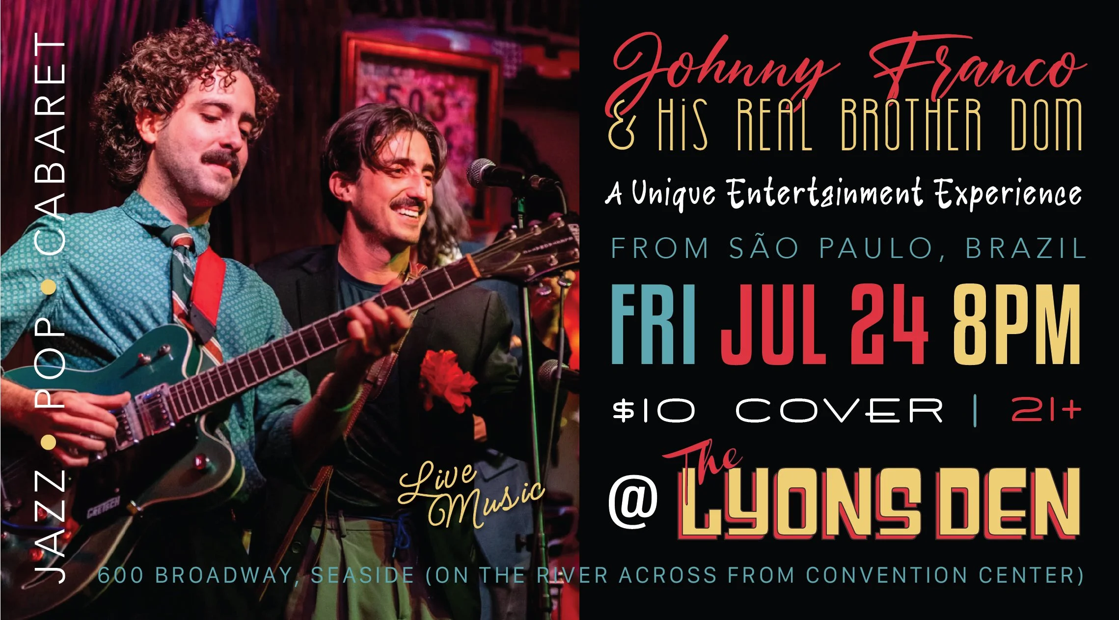 Johnny Franco Event Flyer