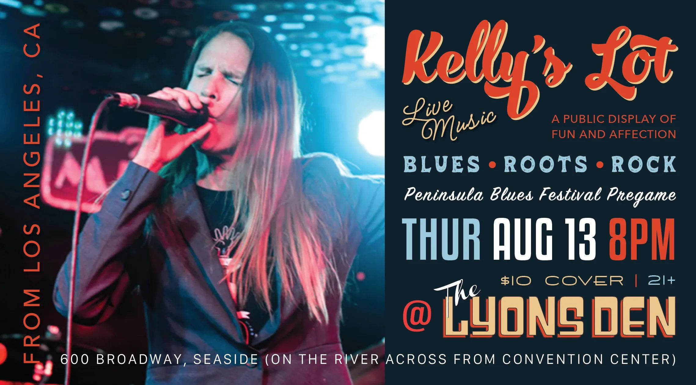 Kelly's Lot Event Flyer