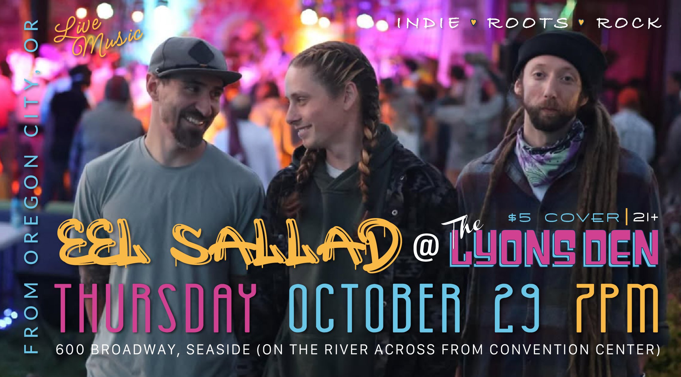 Eel Sallad Event Flyer