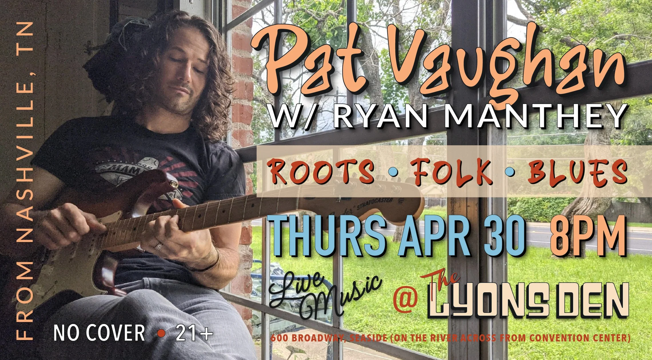 Pat Vaughan Event Flyer