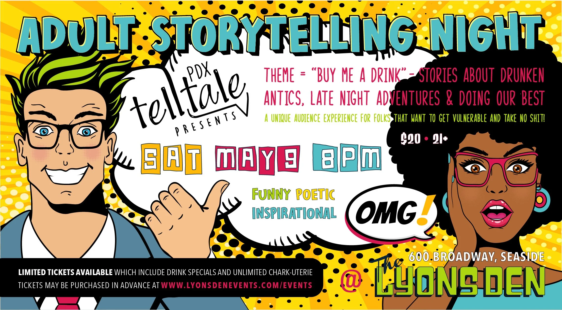 Telltale PDX Event Flyer