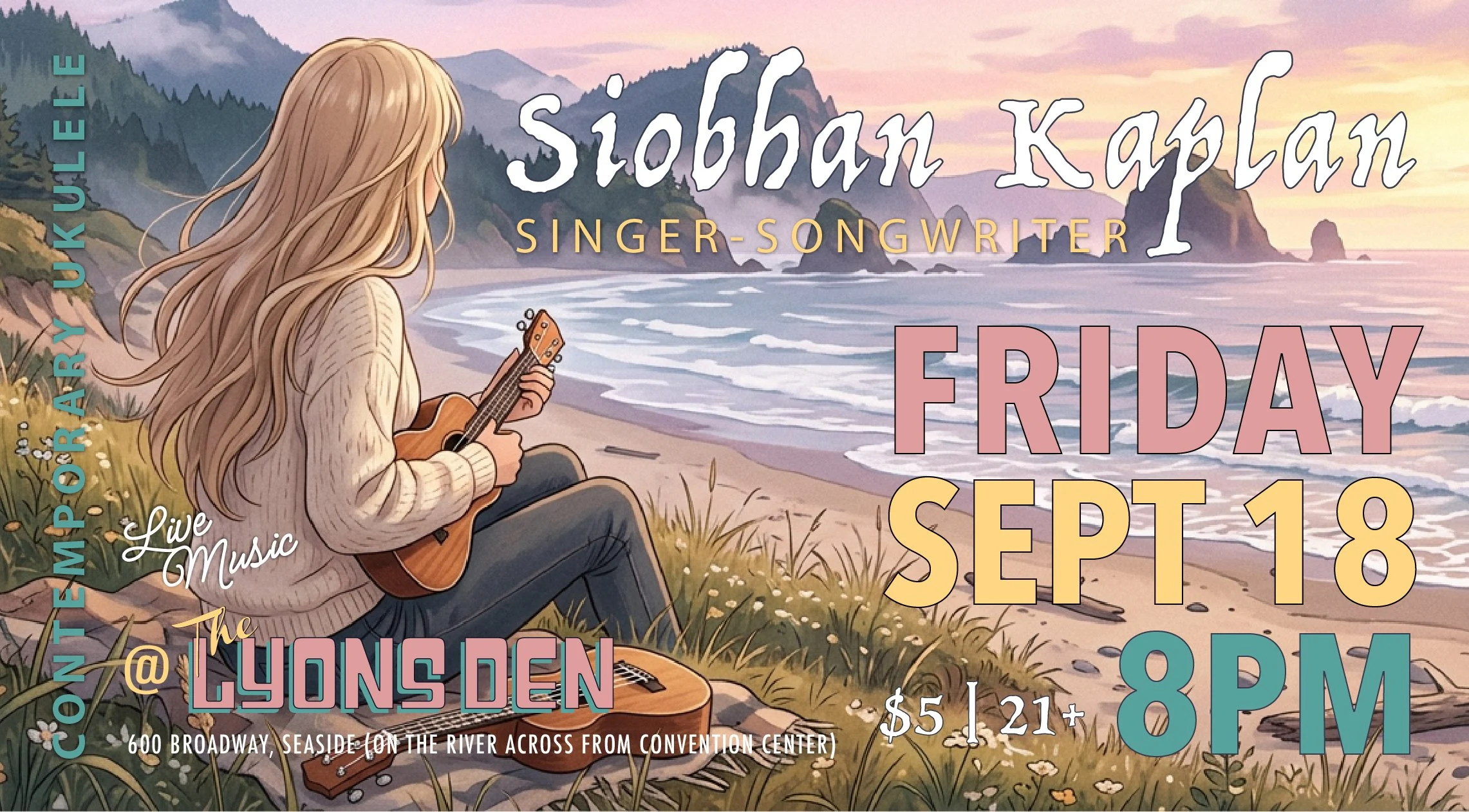 Siobhan Kaplan Event Flyer
