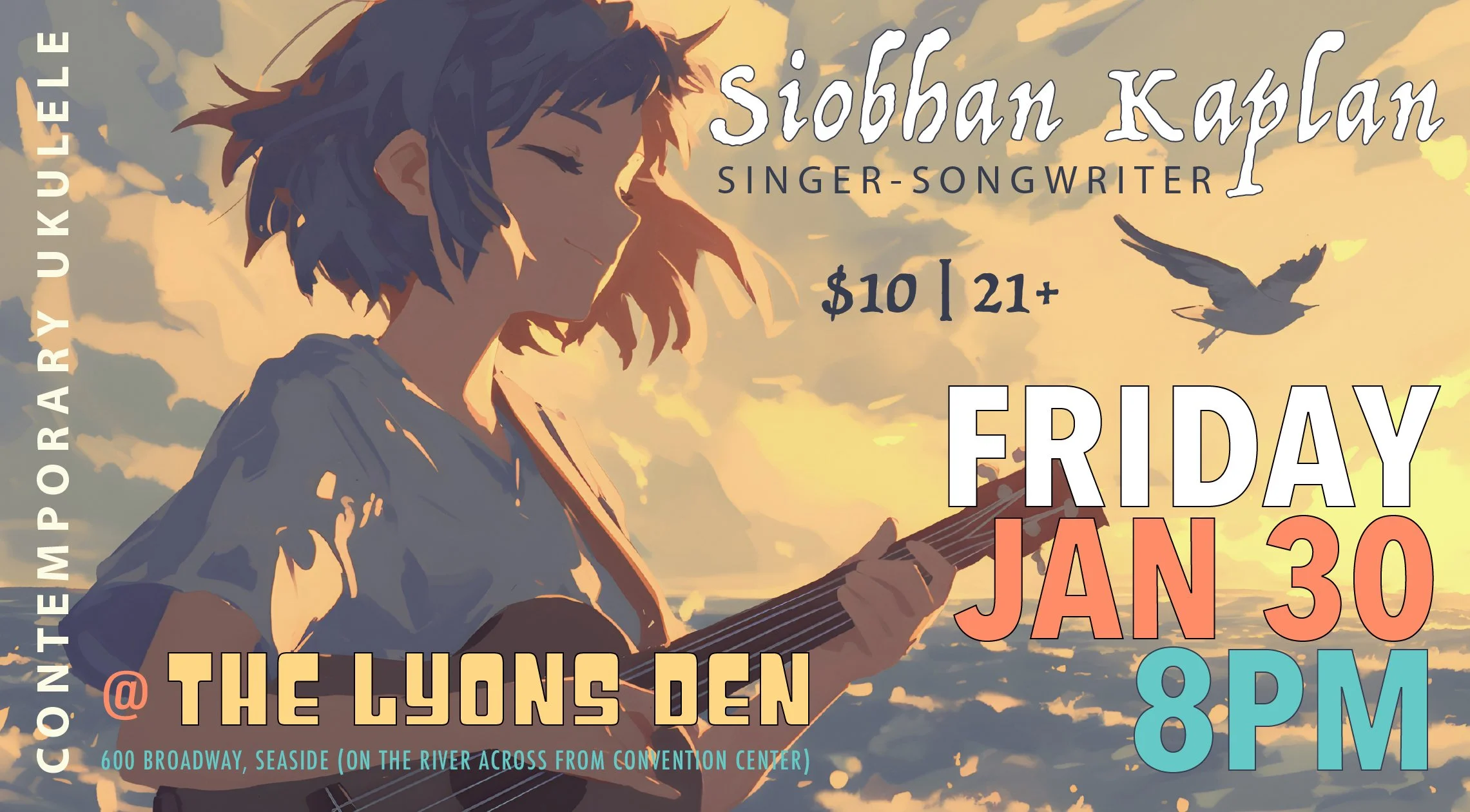 Siobhan Kaplan Event Flyer