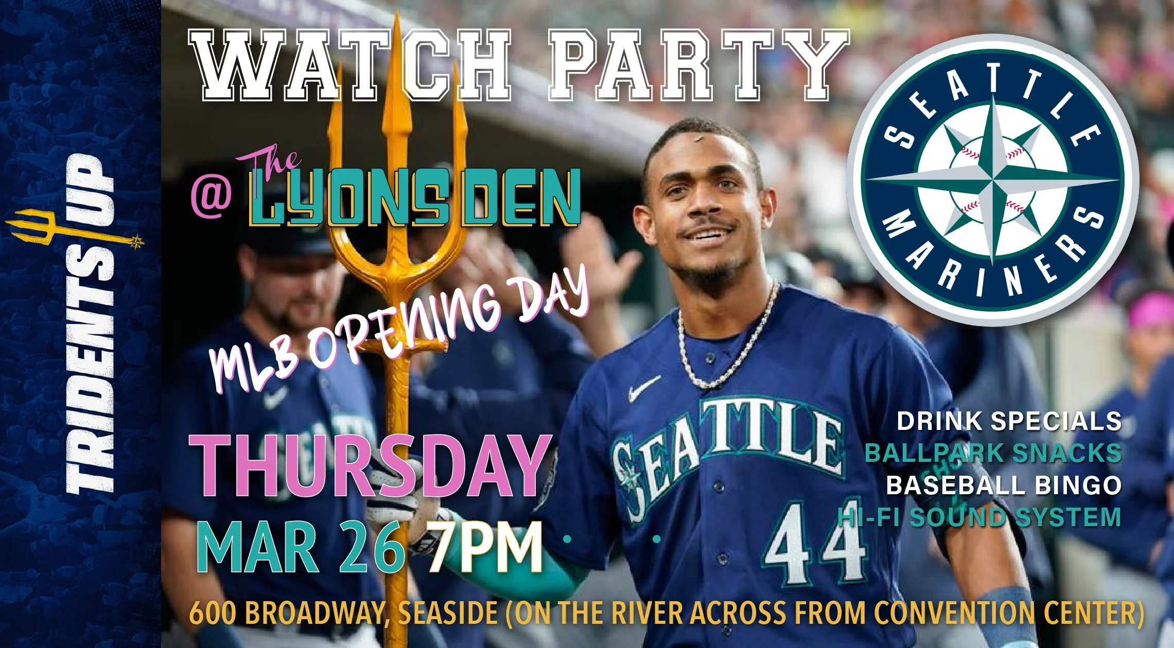 Seattle Mariners Event Flyer