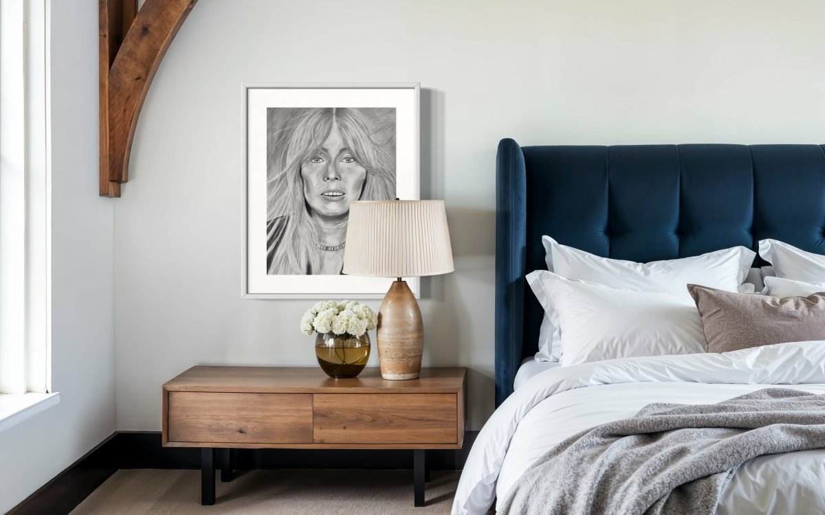 Joni Mitchell - Printed on Japanese Pearl Luster Paper - Walter Telemans Art Studio