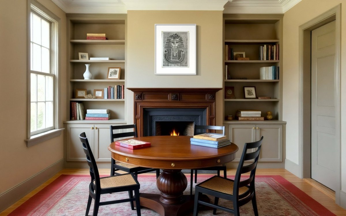King Tut Pharaoh - Printed on Japanese Pearl Luster Paper - Walter Telemans Art Studio