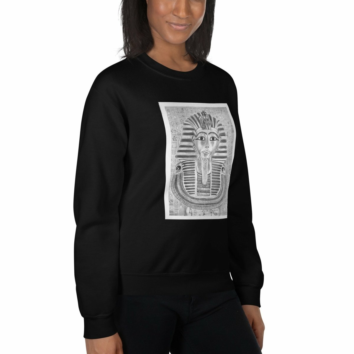 Pharaoh Mask King Tut - Unisex Sweatshirt - Walter Telemans Art Studio