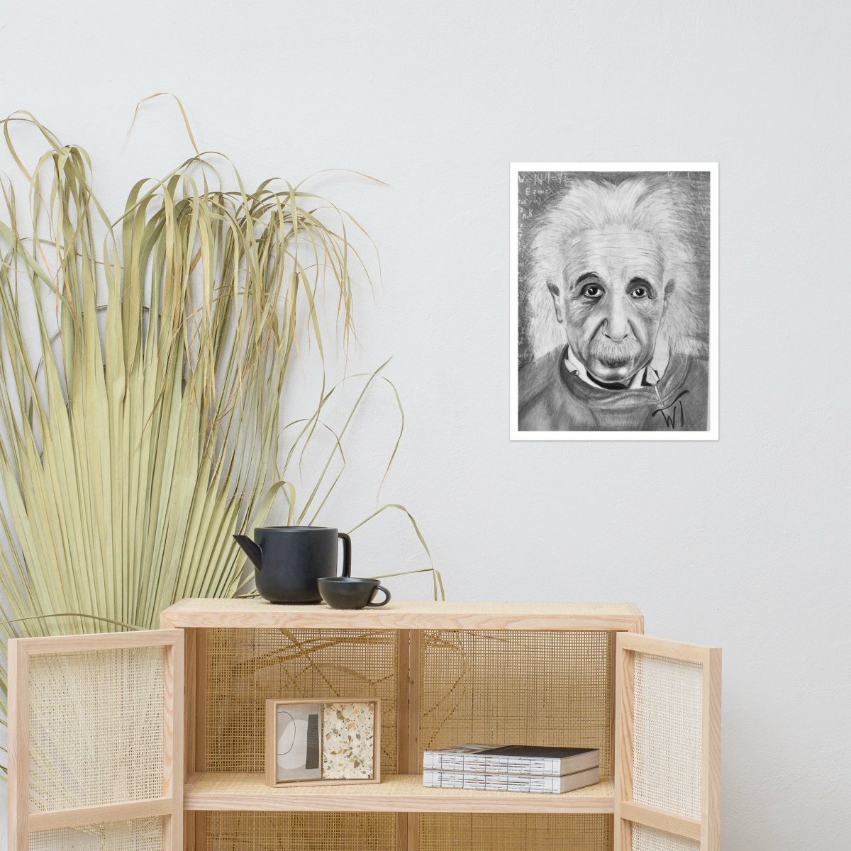 Einstein - Printed on Japanese Pearl Luster Paper - Walter Telemans Art Studio