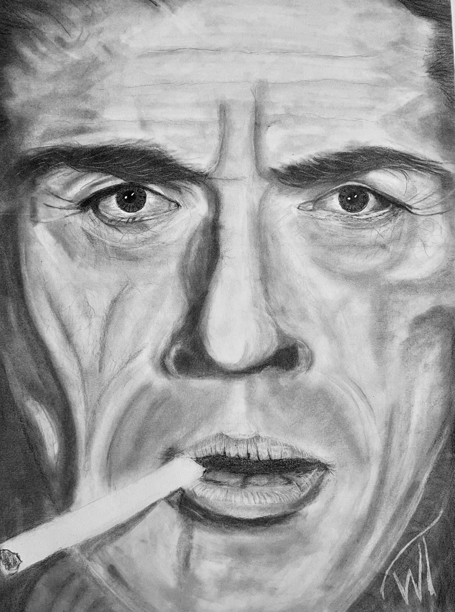 Jacques Brel - Printed on Japanese Pearl Luster Paper - Walter Telemans Art Studio