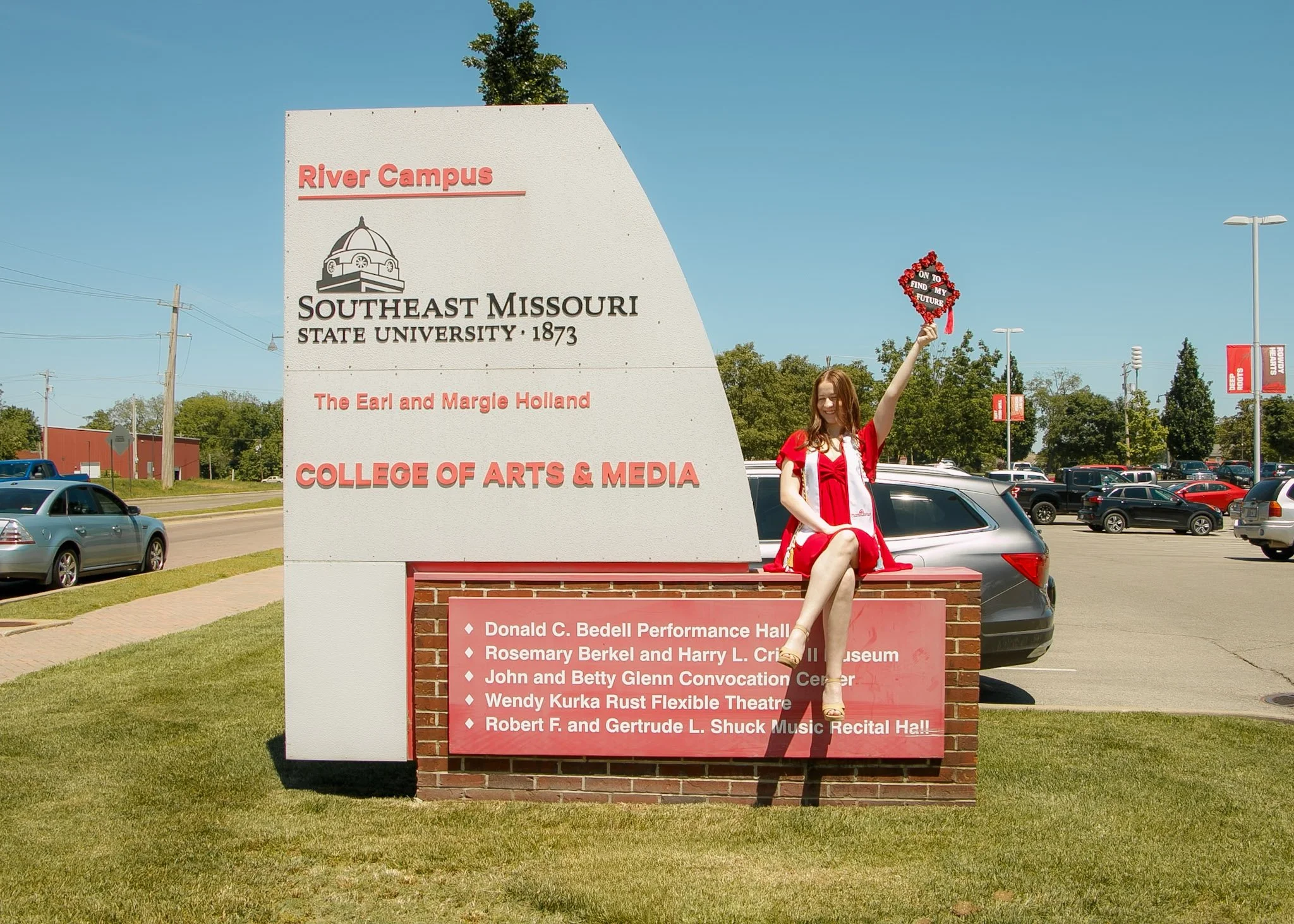 Emma Bryant, graduate from the Jeanine Larson Dobbins Conservatory of Theatre and Dance at the Holland College of Arts and Media at Southeast Missouri State University.