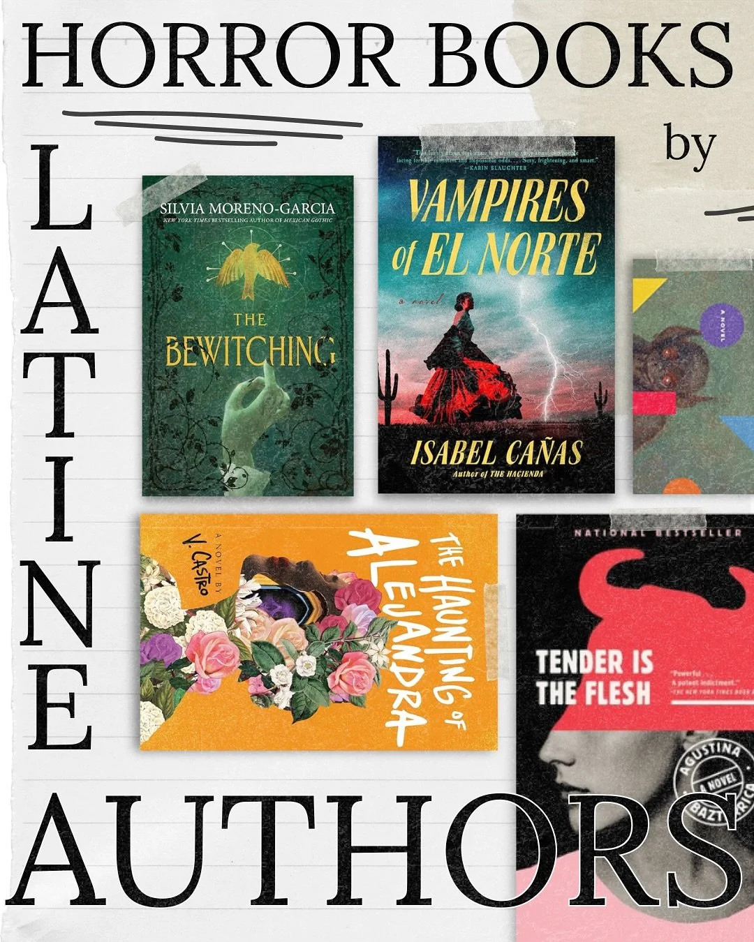 HORROR BOOKS BY LATINE AUTHORS!! 😱📚👀

COMMENT ANY RECS WE MISSED!! 

#latineheritagemonth #horrorbooks #bookstagram #halloween #spooky