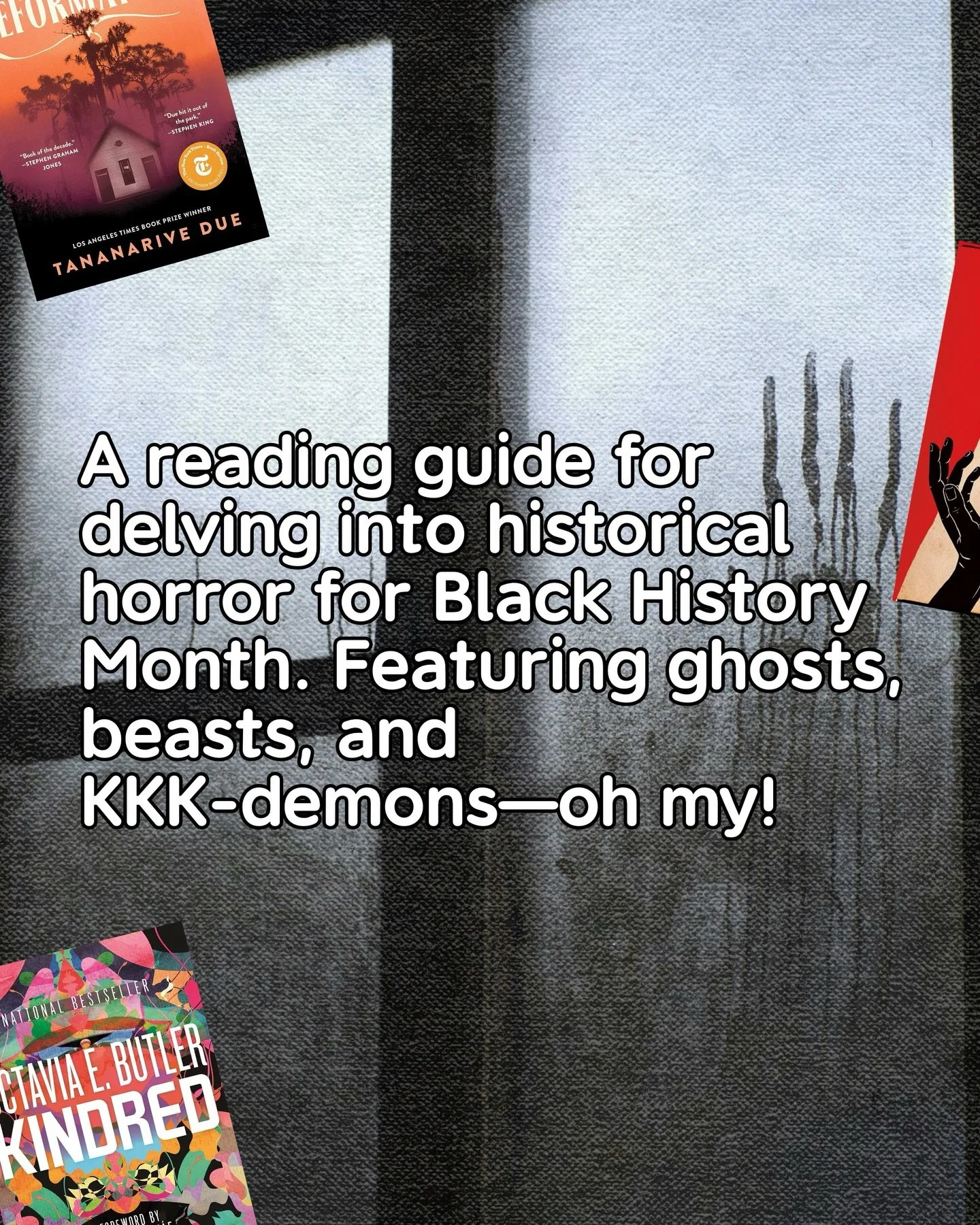 Sinners is a recent example of how powerful Black historical horror is. The genre &ldquo;weave[s] the brutality of reality together with [horror] elements to bring the terrors of the past to life.&rdquo;

For a list of Black historical horror book re