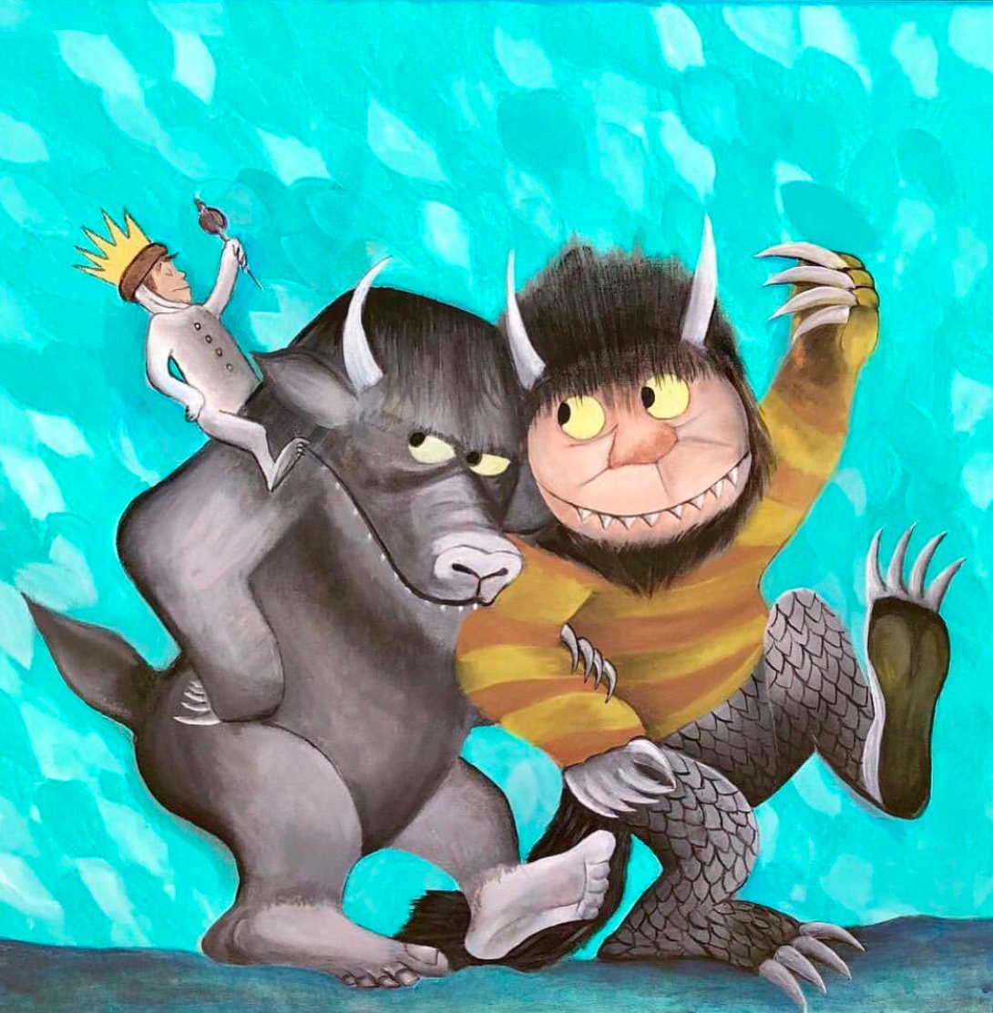 Custom Painting - Where the Wild Things Are