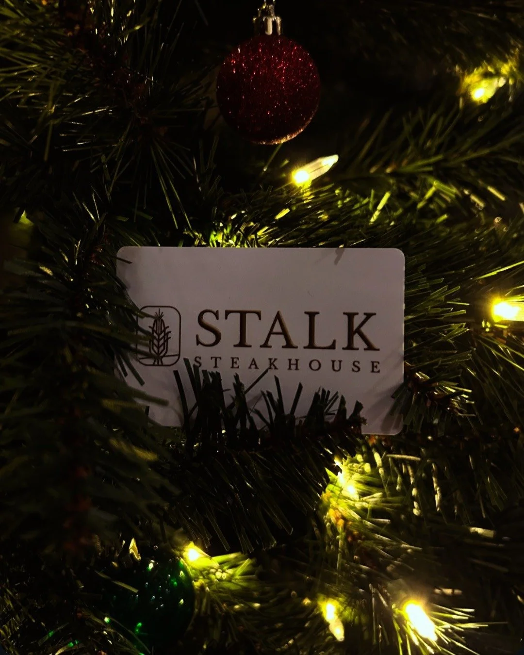 We are OPEN for Christmas Eve! ✨🎄 

Request your reservations online at stalksteakhouse.com/reservations or call (907)696-3311. 

We are open until 8pm 12/24 with our last reservation seating at 7:45pm. Closed for Christmas Day 12/25 and we will reo