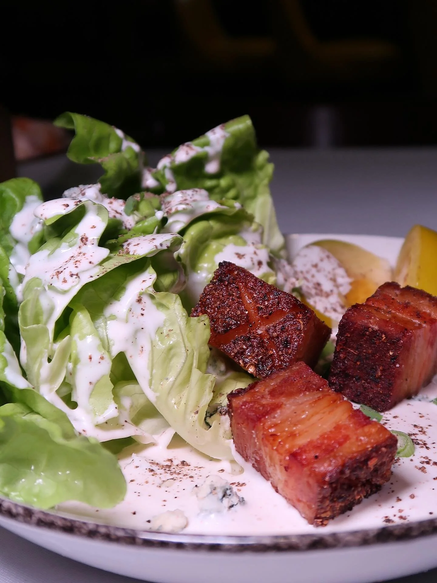 Light, crisp, fresh, and savory all at the same time&mdash;our take on a classic wedge salad. The Butter Leaf Wedge has it all; creamy buttermilk ranch + bacon lardons + dansk bleu cheese + heirloom tomatoes + scallions.

Reservations can be made at 