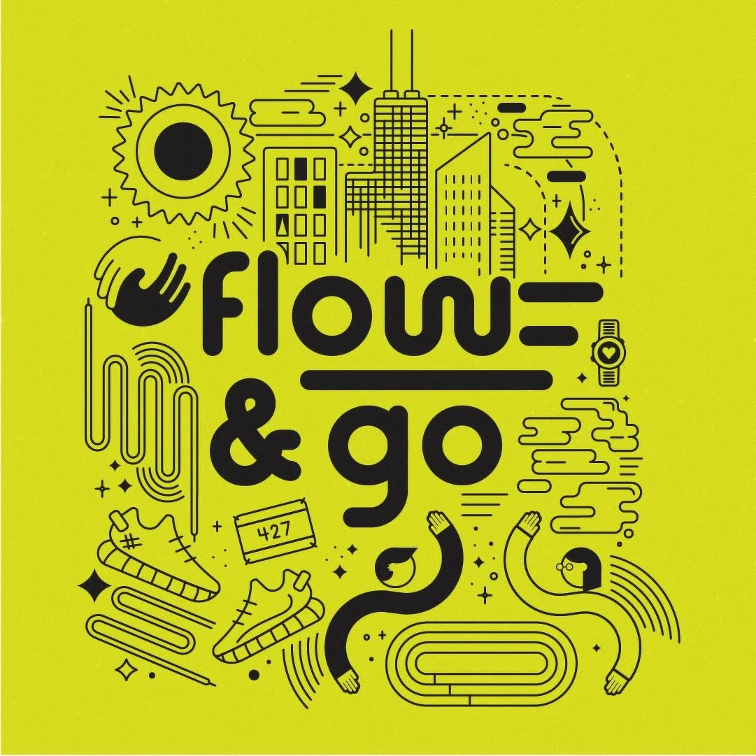 Logo &amp; member card for #flowgobrief 🏃&zwj;♀️🏃&zwj;♀️ A women&rsquo;s running club for #internationalwomensday #designerbriefs #designbywomen_