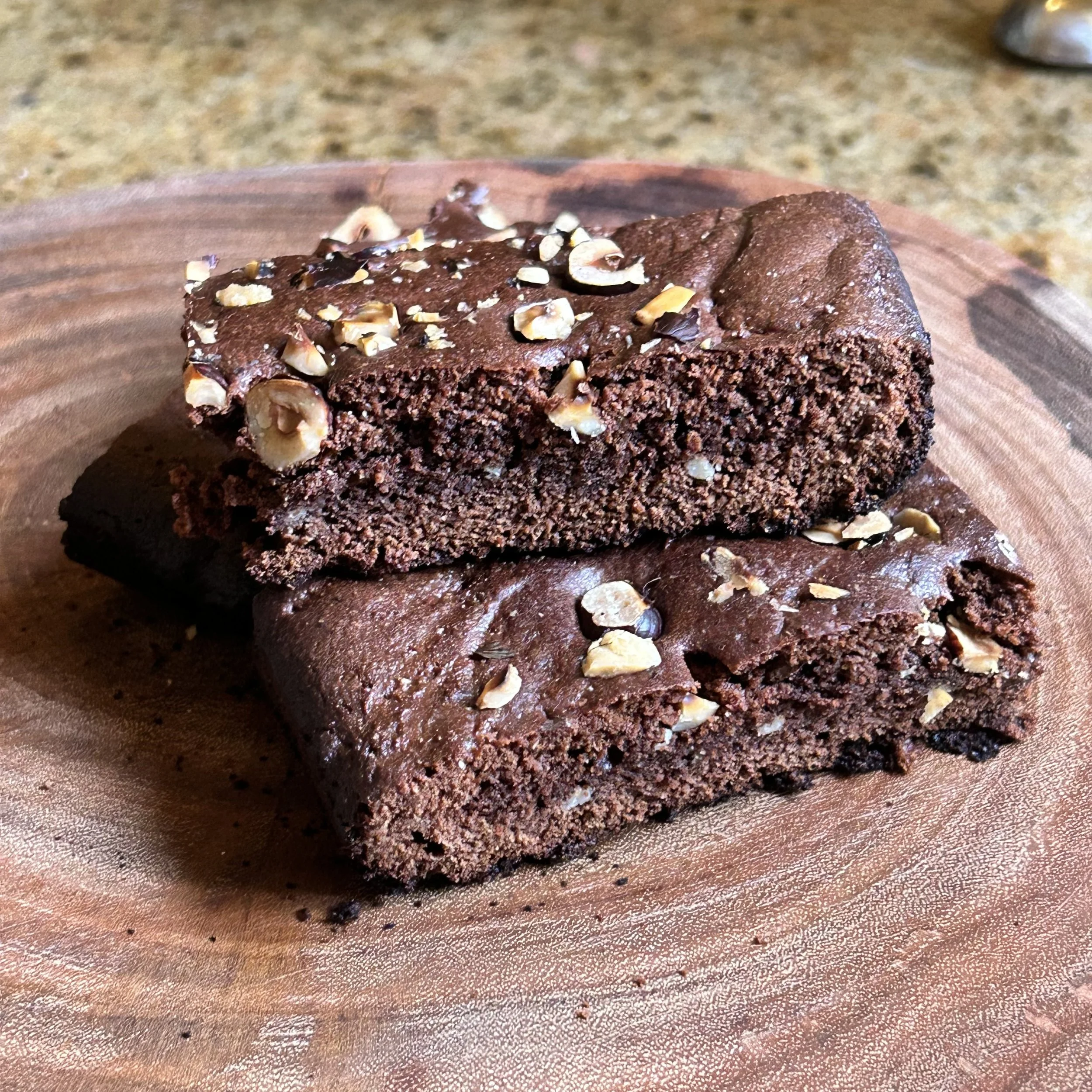 Healthy Tahini Brownies (GF) (DF)