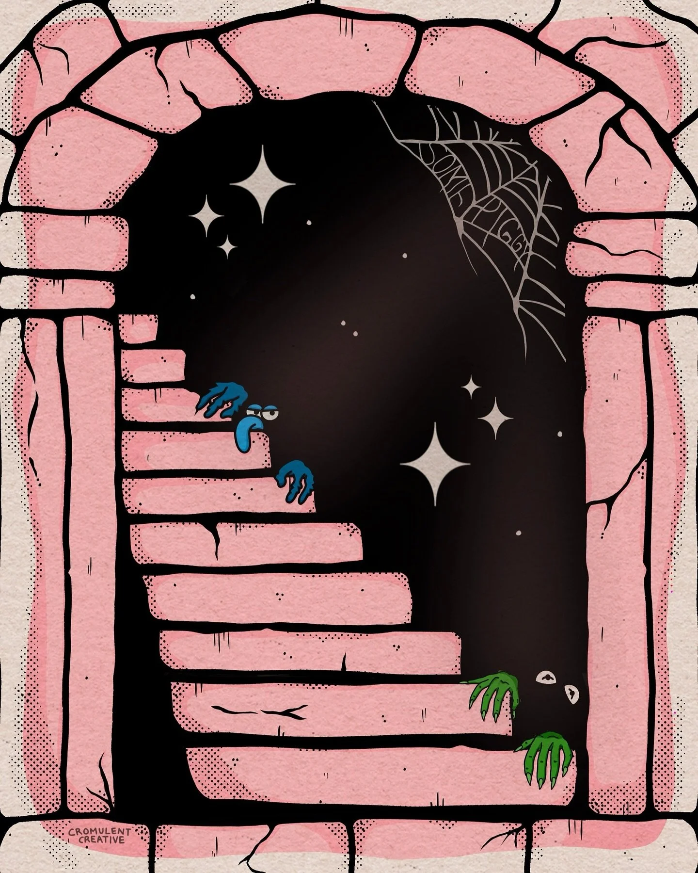 🕷️Some Piggy🕸️
.
.
.
.
.
#muppets #kermit #gonzo #misspiggy #portal #spooky #illustration #art #drawing #digitalart #cromulent #creative