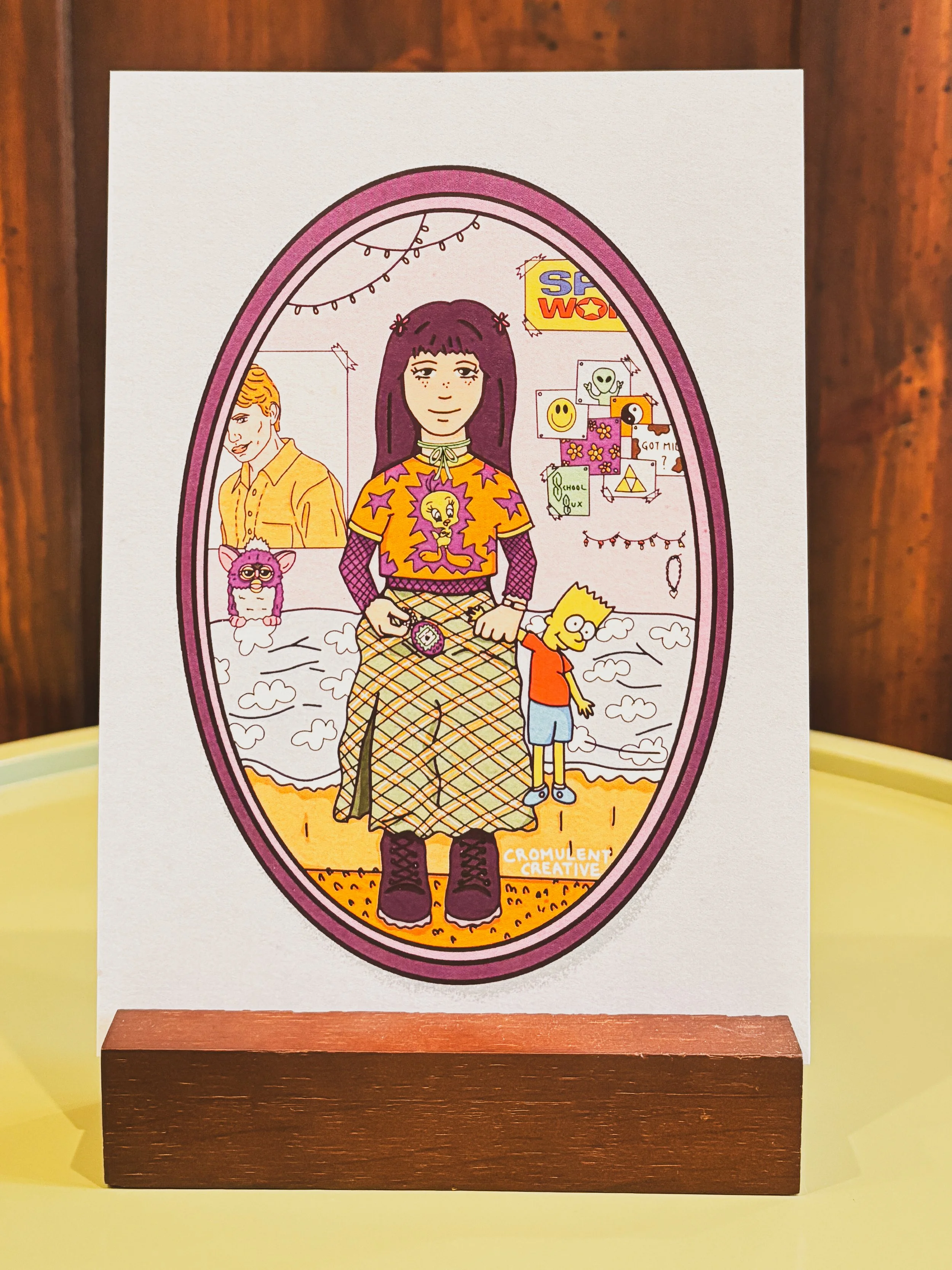 GREEN RIBBON // 5x7 PRINT