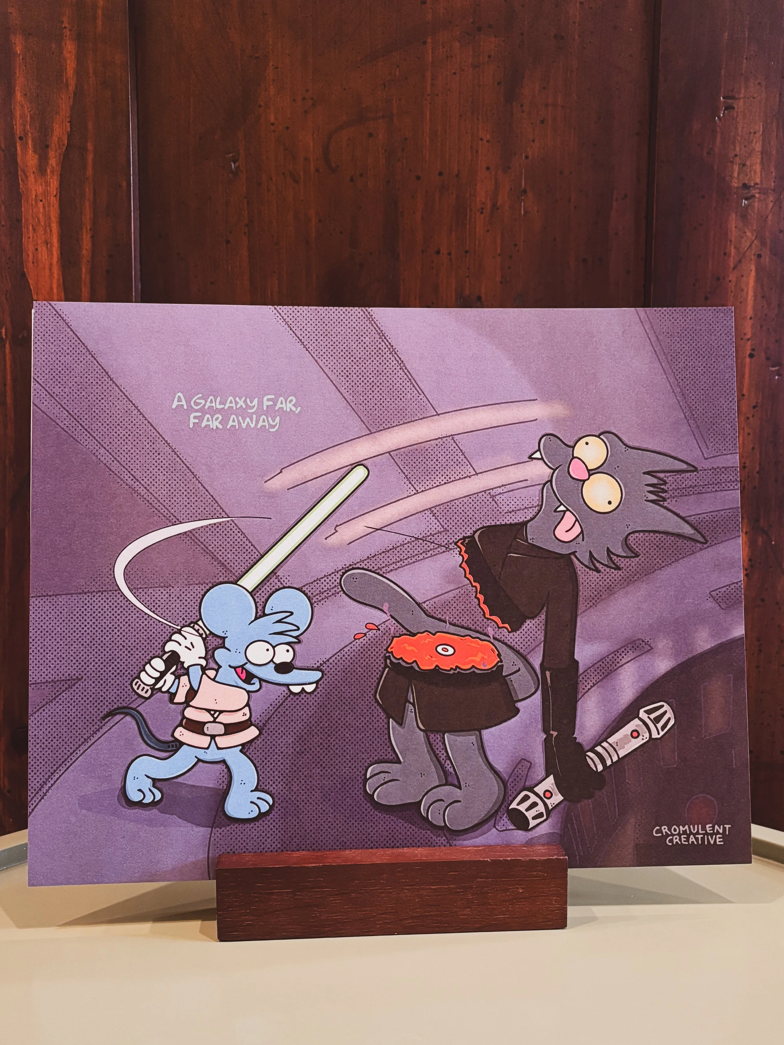 DUEL OF THE FATES // 8x10 PRINT