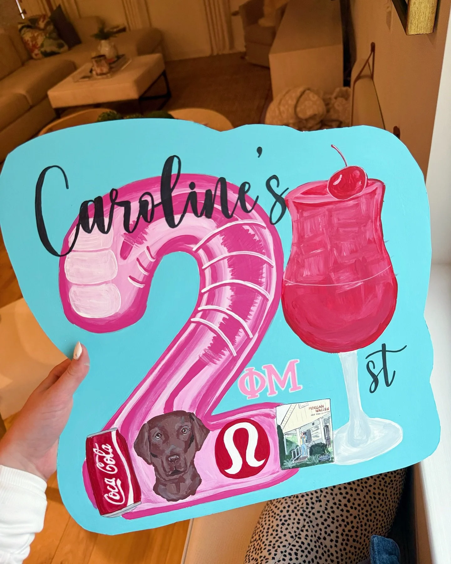 Loveee this one🍒🩵

#21stbirthday #21stsign
#paintedsign #custom21sign #painting #birthdaysign #handpaintedsigns