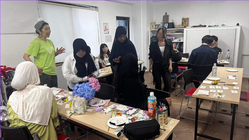 Handmade Greeting Card Workshop with IISO Students: Creativity, Community, and Hope in Tokyo