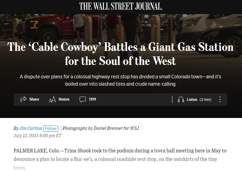 Wall Street Journal - Stop Bucees