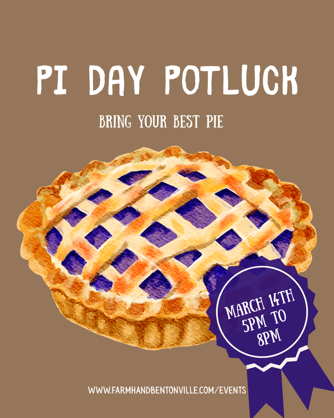 Pi Day Potluck