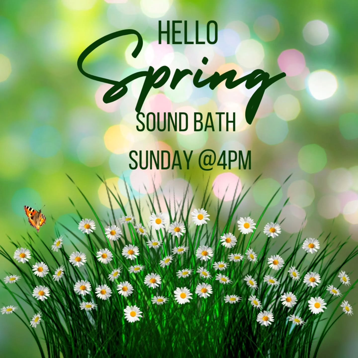 It's finally Spring y'all! This season is all about fresh energy and new starts. Join us this Sunday at 4pm in studio for a sound bath to welcome in the new season. What are you ready to welcome in with the Spring time energy?? 💫💫💫
Go to www.fe