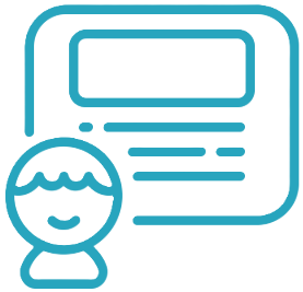 A person in swimming gear wearing goggles, with a swimming pool in the background, standing in front of a digital device or screen.